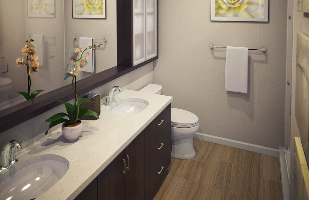 400_Keawe_-_Bathroom,_Floorplan_2B